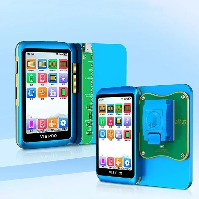 Programador JC V1S PRO BGA315 BGA110 BGA70 para iphone X-15PM iPad DFU pantalla púrpura sin desmontaje desvinculación WiFi lectura escritura SN
