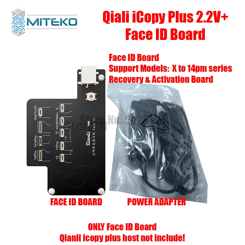 Qianli iCopy Plus 2,3 v 2025 Placa de prueba de batería para 7 8 8P X XR XSMAX 11PM 12 LCD vibrador transferencia programador EEPROM