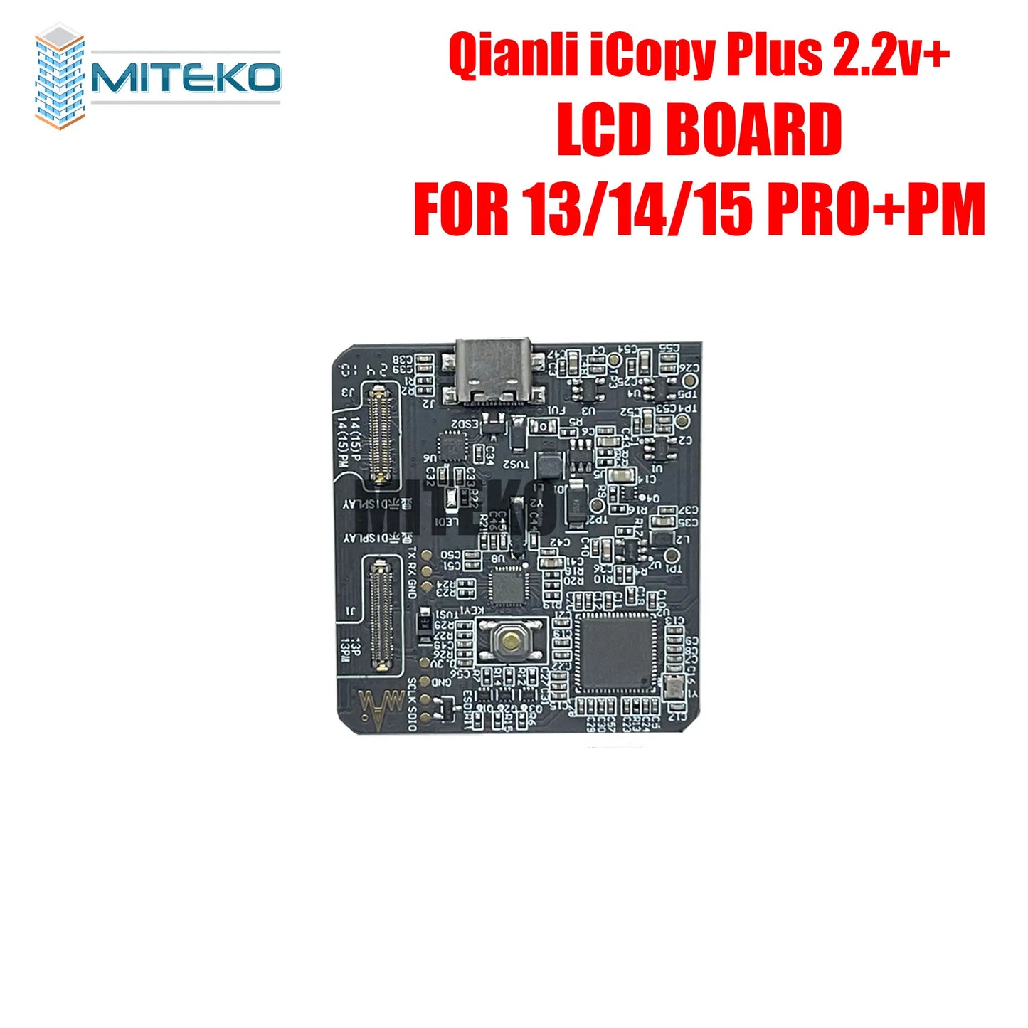 Qianli iCopy Plus 2,3 v 2025 Placa de prueba de batería para 7 8 8P X XR XSMAX 11PM 12 LCD vibrador transferencia programador EEPROM