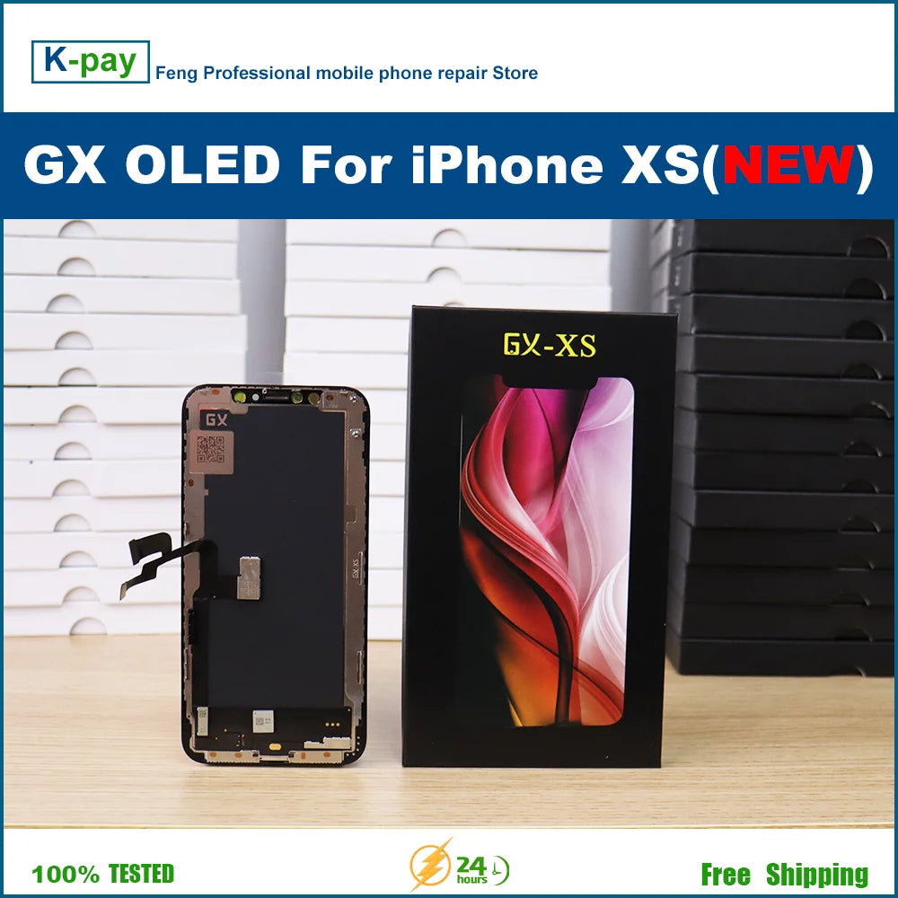 GX AMOLED For iPhone XS Display XSMAX XR 11 OLED Best GX Hard OLED For iPhone X LCD Screen AMOLED Digitizer Assembly Replacement