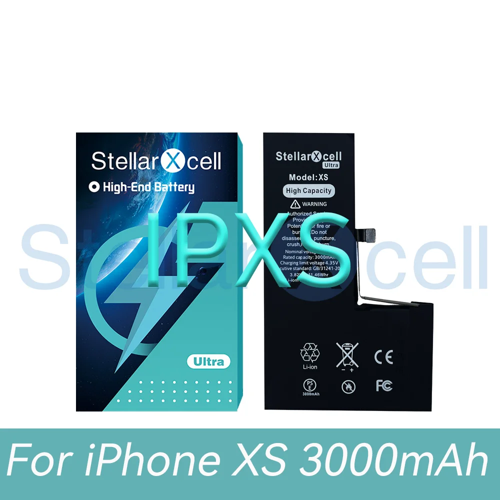 StellarXcell Ultra Battery For iPhone battery 7 8 Plus 11 12 Mini 13 Pro MAX X XS XR 14 ProMax 12Pro Replacement Lithium battery