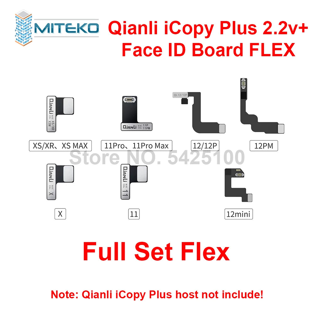 Qianli iCopy Plus 2,3 v 2025 Placa de prueba de batería para 7 8 8P X XR XSMAX 11PM 12 LCD vibrador transferencia programador EEPROM