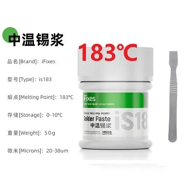 MaAnt Lead-free BGA No Clean Solder Paste Maintenance Soldering Tin For iPhone Repair 138 158 183 199 217 Environmental Protect