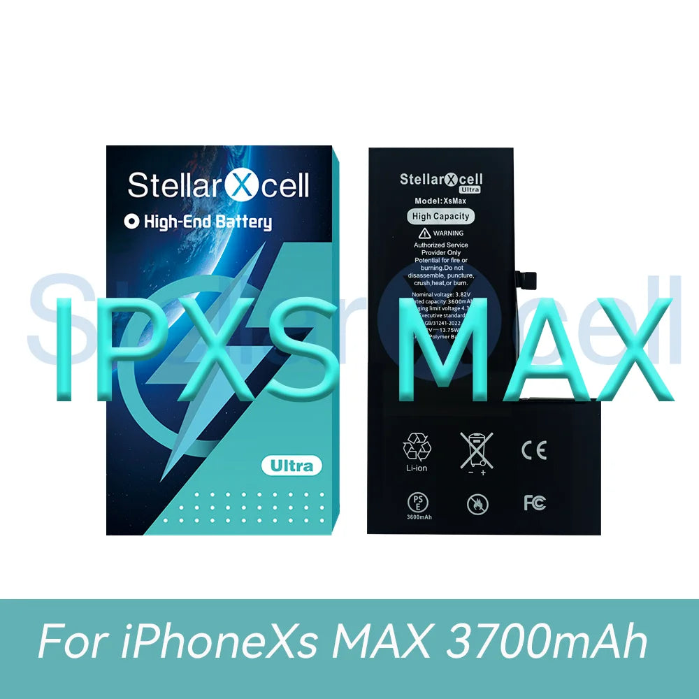 StellarXcell Ultra Battery For iPhone battery 7 8 Plus 11 12 Mini 13 Pro MAX X XS XR 14 ProMax 12Pro Replacement Lithium battery