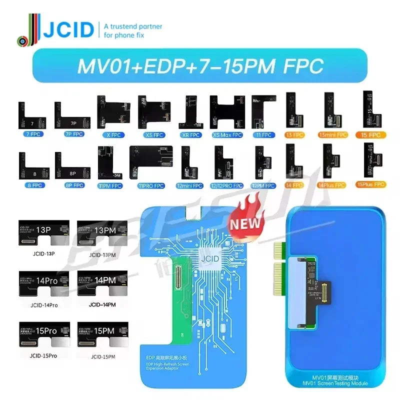 Programador JC V1S PRO BGA315 BGA110 BGA70 para iphone X-15PM iPad DFU pantalla púrpura sin desmontaje desvinculación WiFi lectura escritura SN