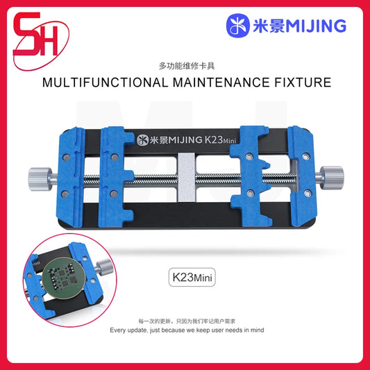 Mijing K23 Mini soporte de PCB para teléfonos móviles, placa base de forma especial, Chip PCB IC, accesorio de soldadura, herramienta de reparación de eliminación de pegamento