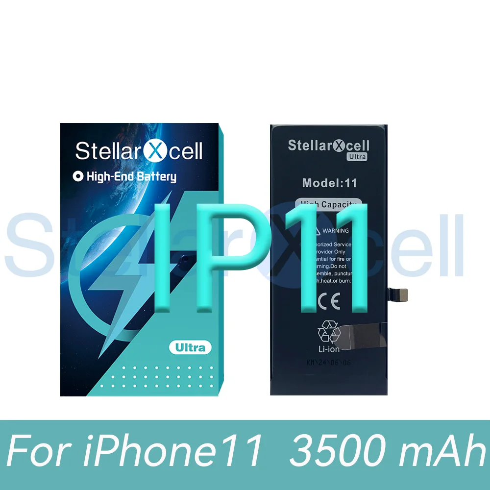 StellarXcell Ultra Battery For iPhone battery 7 8 Plus 11 12 Mini 13 Pro MAX X XS XR 14 ProMax 12Pro Replacement Lithium battery