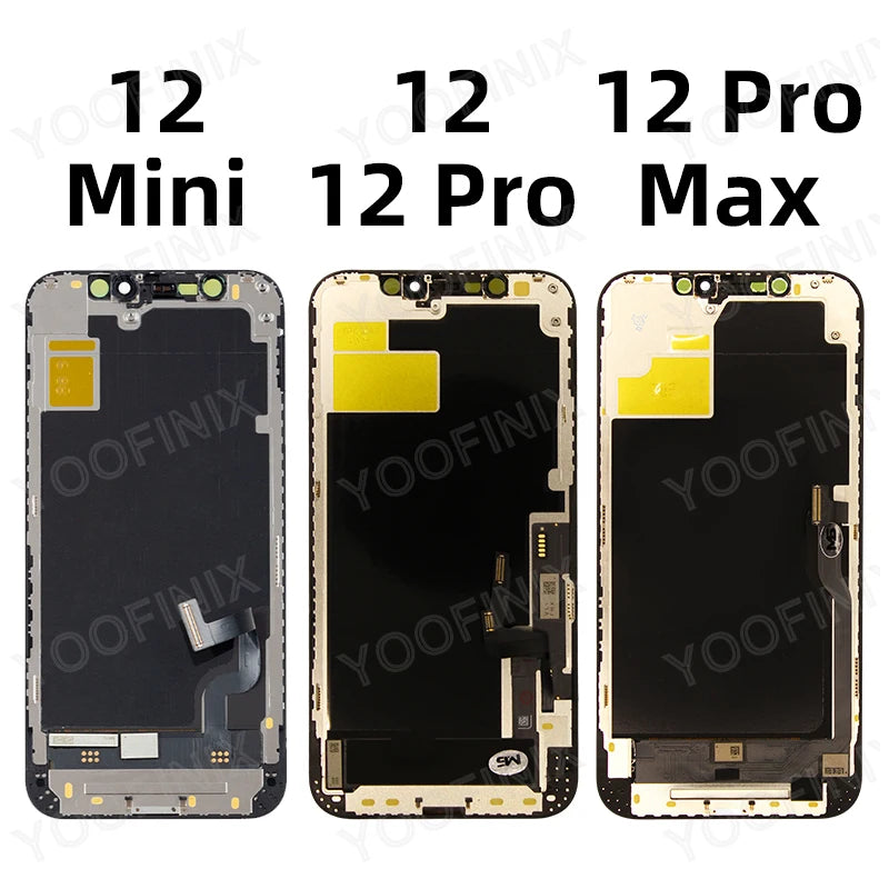 AAA+ OLED For iPhone 12 Pro Max LCD 3D Touch Screen Digitizer For iPhone 13 Pro Max LCD 13 Mini 14 Plus 15 Pro Max Display 15 16