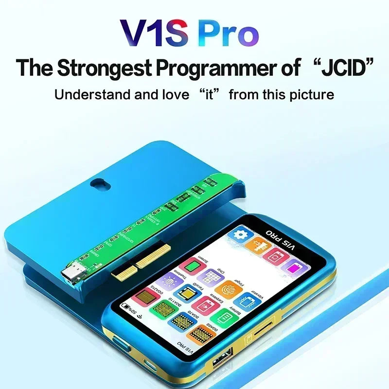 Programador JC V1S PRO BGA315 BGA110 BGA70 para iphone X-15PM iPad DFU pantalla púrpura sin desmontaje desvinculación WiFi lectura escritura SN