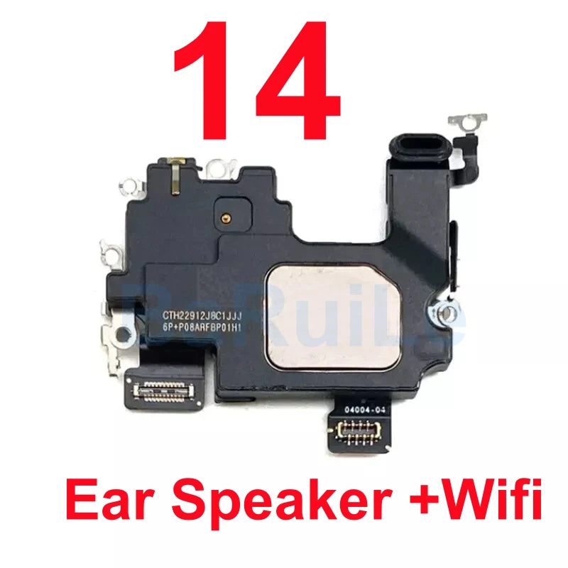 BaRuiLe-auricular frontal para iPhone, piezas de repuesto de Cable flexible de sonido, 13, 14, 15 Pro Max, 13Mini, 14 Plus, 12, 1 unidad