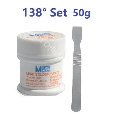 MaAnt Lead-free BGA No Clean Solder Paste Maintenance Soldering Tin For iPhone Repair 138 158 183 199 217 Environmental Protect