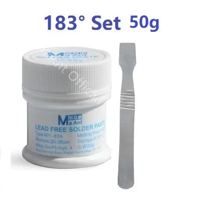 MaAnt Lead-free BGA No Clean Solder Paste Maintenance Soldering Tin For iPhone Repair 138 158 183 199 217 Environmental Protect