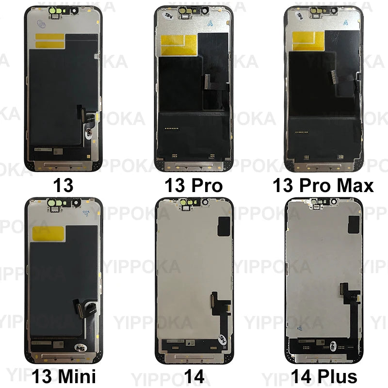 AAA+ OLED For iPhone 12 Pro Max LCD 3D Touch Screen Digitizer For iPhone 13 Pro Max LCD 13 Mini 14 Plus 15 Pro Max Display 15 16